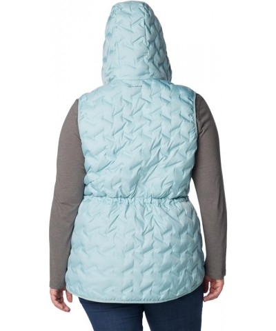 Women's Delta Ridge Hooded Vest Aqua Haze $33.37 Socks