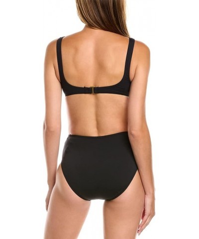 Serengeti Shades Logo Ring Cutout Scoop One-Piece Black $28.98 Swimsuits