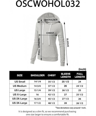 Women's Slim Fit Pullover Hoodie Lightweight Long Sleeve Kangaroo Pocket Basic Casual wear Oscwohol032-taupe $18.43 Hoodies &...