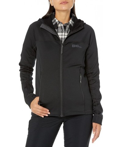 Women's Hydro Grid Hooded Fz Jacket Black $48.95 Jackets