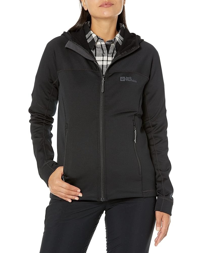 Women's Hydro Grid Hooded Fz Jacket Black $48.95 Jackets