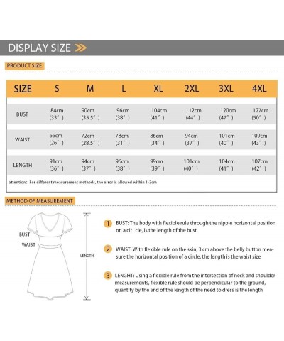 Summer Dress Women Beach V-Neck Sundresses Girls Skirts Casual Short Sleeve Novelty Swing Midi Dress Cherry Blossom Print $15...