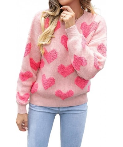 Valentines Day Heart Sweater for Women Cute XOXO Sweatshirt Love Graphic Sweater Tops Preppy Crewneck Sweatshirts Heart Light...