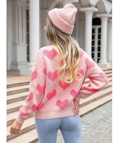 Valentines Day Heart Sweater for Women Cute XOXO Sweatshirt Love Graphic Sweater Tops Preppy Crewneck Sweatshirts Heart Light...