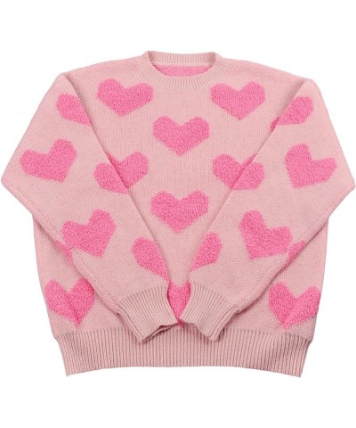 Valentines Day Heart Sweater for Women Cute XOXO Sweatshirt Love Graphic Sweater Tops Preppy Crewneck Sweatshirts Heart Light...