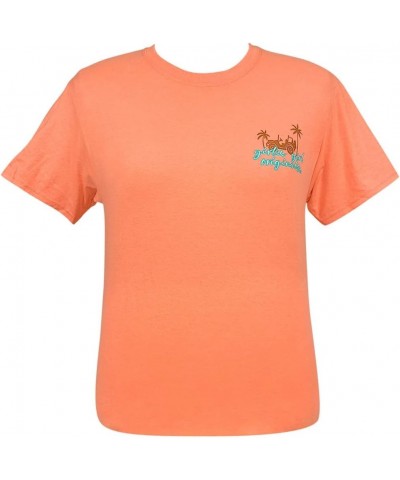 Weekend Wander Retro Heather Coral Sassy Southern Preppy Summer Country Womens Short Sleeve T-Shirt Retro Heather Coral $12.0...