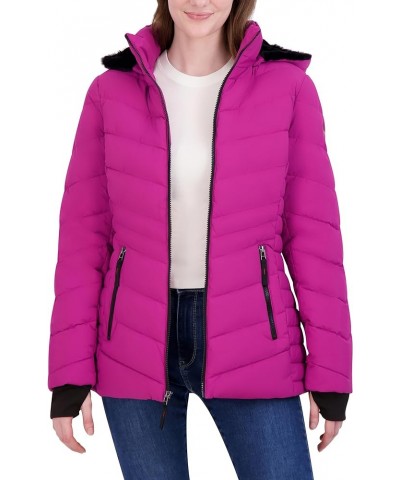 Women's Stretch Shell Water Resistant Jacket Magenta $27.75 Jackets