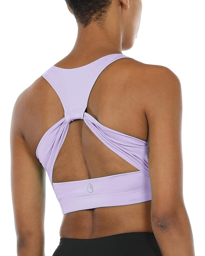 Workout Sports Bras for Women - Fitness Athletic Exercise Running Bra Yoga Tops Lilac $13.99 Lingerie