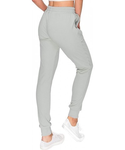 Women's Ribbed Jogger Pants - Rib Knit Active Lounge Sweatpants Rpjo1963 / Grey $10.64 Activewear