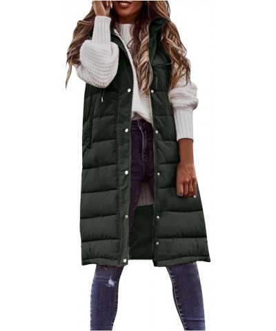 Womens Cardiagn Womens Winter Short Vest Lightweight Sleeveless Warm Jacket Down Vest Padded Vest Check Coat Green 5 $23.48 J...