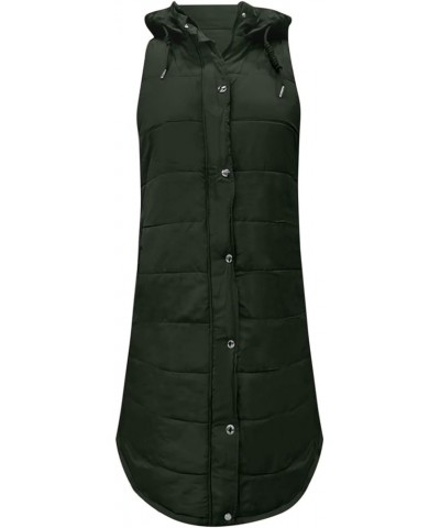 Womens Cardiagn Womens Winter Short Vest Lightweight Sleeveless Warm Jacket Down Vest Padded Vest Check Coat Green 5 $23.48 J...