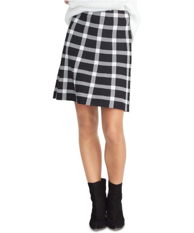 Women's Brooks Plaid Sweater Skirt (XXL, Black/Ivory) $12.74 Skirts