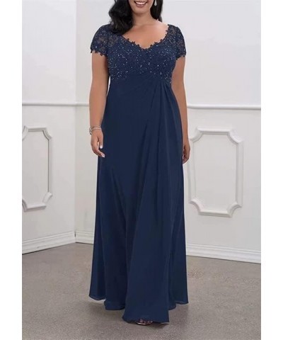 Mother of The Bride Dresses Lace Appliques Chiffon Wedding Guest Dresses for Women Beaded Formal Evening Gown Orange $36.89 D...