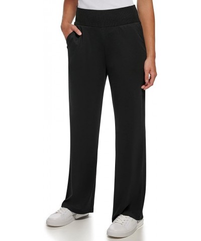 Women's Loose Elastic Waist Essential Pant Black $30.49 Pants