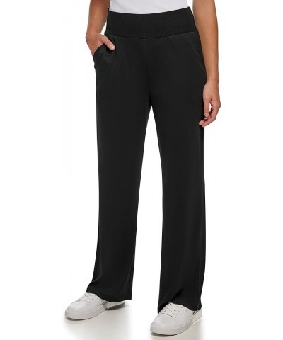 Women's Loose Elastic Waist Essential Pant Black $30.49 Pants