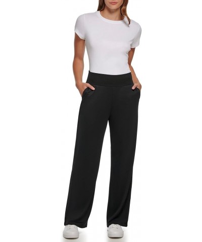 Women's Loose Elastic Waist Essential Pant Black $30.49 Pants