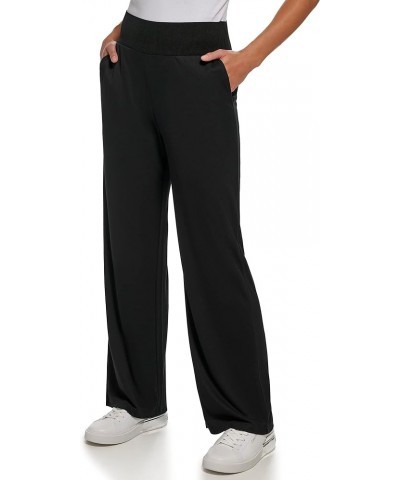 Women's Loose Elastic Waist Essential Pant Black $30.49 Pants