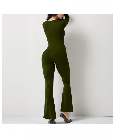 Athletic Jumpsuits for Women,Women's Tank Tops Bodysuit Sexy Sleeveless Shorts Jumpsuits One Piece Bodysuit Rompers Za-green ...