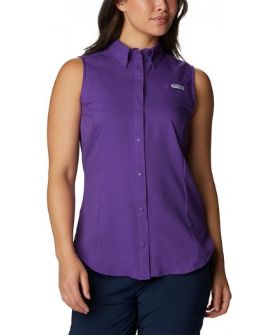 Sportswear Women's Tamiami Sleeveless Shirt Vivid Purple $17.98 Activewear