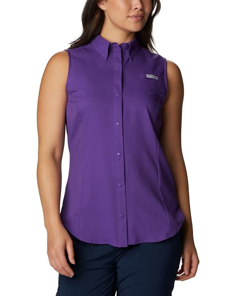 Sportswear Women's Tamiami Sleeveless Shirt Vivid Purple $17.98 Activewear