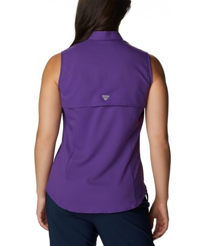 Sportswear Women's Tamiami Sleeveless Shirt Vivid Purple $17.98 Activewear