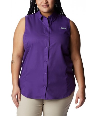 Sportswear Women's Tamiami Sleeveless Shirt Vivid Purple $17.98 Activewear