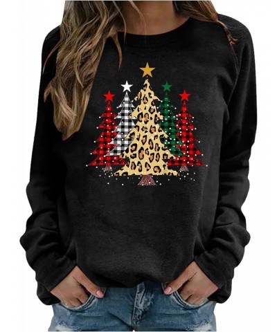 Womens Christmas Shirt Funny Letter Printed Casual Loose Crewneck Sweatshirt Xmas Pullover Pullover Sweatshirts For Women Wom...