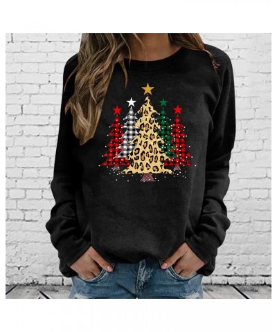 Womens Christmas Shirt Funny Letter Printed Casual Loose Crewneck Sweatshirt Xmas Pullover Pullover Sweatshirts For Women Wom...