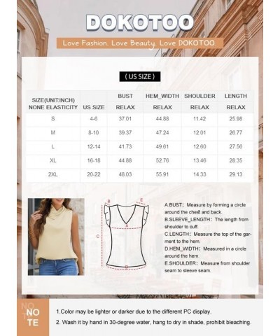 Womens 2024 Summer Business Casual Elegant Cowl Neck Tank Tops Sleeveless Shirt Loose Chiffon Blouse Light Pink $11.76 Blouses