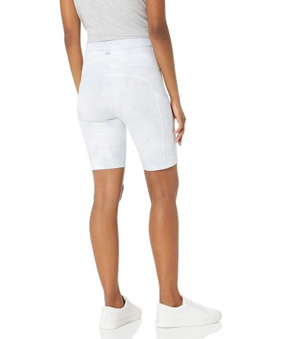 Women's Bike Short, Regular and Plus Size Light Blue/White $14.58 Activewear