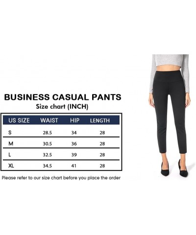 Women's Business Causal Slim Ponte Pull On Ankle Pants Black $15.17 Pants