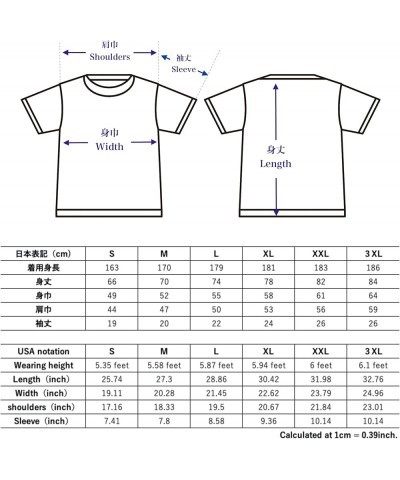 Japanese Kanji T-Shirts Short Sleeves (JAPANORAMA) 100% Cotton, Loose Size Unisex Graphic Tee T Shirt Men Women Mt.fuji / Gra...