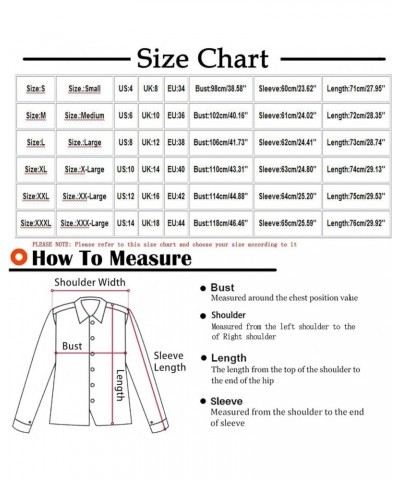 Sherpa Jacket Women Winter Fashion Fleece Lined Warm Full Zip Up Hoodies Solid Long Sleeve Coats Plus Size Sweatshirt A 12 Bl...