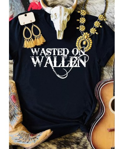 Wild Soul T-Shirt Women Vintage Western Bleached Tee Tops Boho Cow Skull Rodeo Shirt Western Cowgirls Casual Shirt Tops Black...