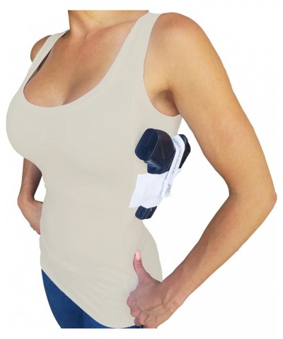 Women's Concealed Carry Tank Top - Secure Undershirt Gun Holster - Tactical & Everyday Use - (S-XL) - XX-Large Beige $17.33 A...