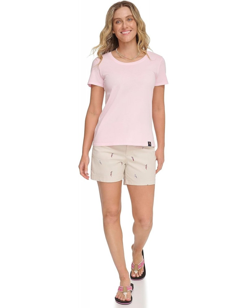 Women's Island Reserve Solid Scoop Tee, Pale Lilac, Medium $8.79 T-Shirts