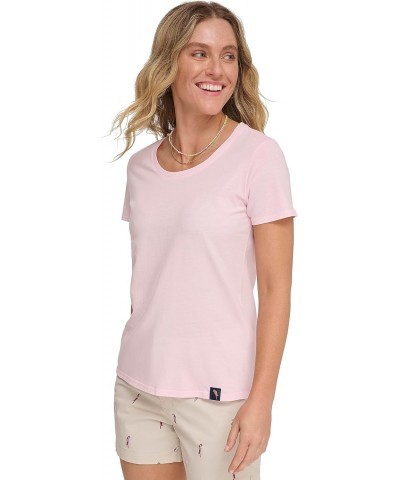 Women's Island Reserve Solid Scoop Tee, Pale Lilac, Medium $8.79 T-Shirts