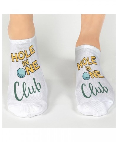 Funny Golf Socks with Text - Great gifts for Golf Lover - Funny Novelty No Show Socks for Men & Women Hole in One Club $8.00 ...