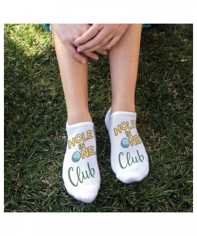 Funny Golf Socks with Text - Great gifts for Golf Lover - Funny Novelty No Show Socks for Men & Women Hole in One Club $8.00 ...