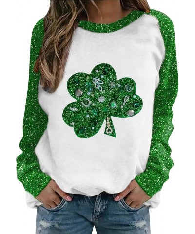 Women's St Patrick's Day T Shirts Shamrock Clover Print Long Sleeve Shirts Fashion Holiday for Women Bronze 4 $9.51 Underwear