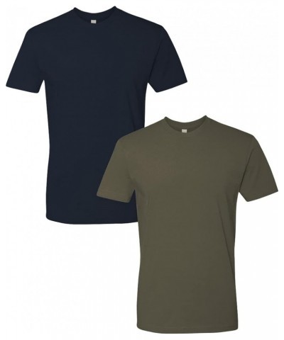 Men's 3600 Midnight/Military Green(2 Pack) $7.12 T-Shirts