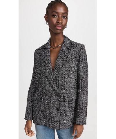 Women's Piazza Jacket 2 R Black Multi $133.71 Blazers