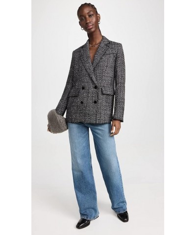 Women's Piazza Jacket 2 R Black Multi $133.71 Blazers