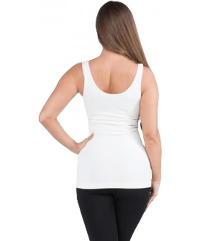 Womens Seamless Reversible Tank Top White $14.83 Tanks