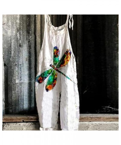 Women Casual Loose Bohemian Floral Print Wide Leg Jumpsuits Cotton Summer Beach Rompers Overalls *12mint Green $12.14 Overalls