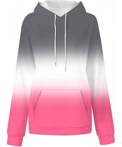 Oversized Hoodies for Women Ombre Tie Dye Sweatshirts Long Sleeve Hooded Pullover Plus Size Drawstring Tops with Pocket 1&hot...