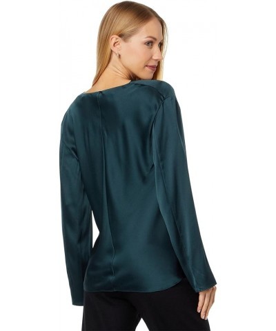 Women's Cowl Nk L/S Blouse Azure Onyx $60.06 Blouses