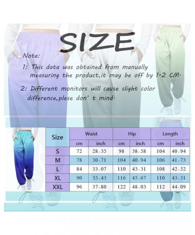 Womens Plus Size Casual Pants Set Pants for Women Casual Gradient Print Bottom Sweatpants Casual s 230911 C-ag $9.62 Pants