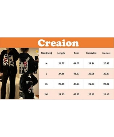 Y2k Oversized Graphic Zip Up Hoodie for Women Face Portrait Aesthetic Pullover Sweatshirt E-Girl 90s Vintage Jacket E-black $...