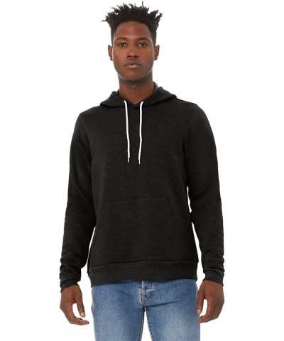 3719 Unisex Poly-Cotton Fleece Pullover Hoodie Black Heather $15.83 Hoodies & Sweatshirts